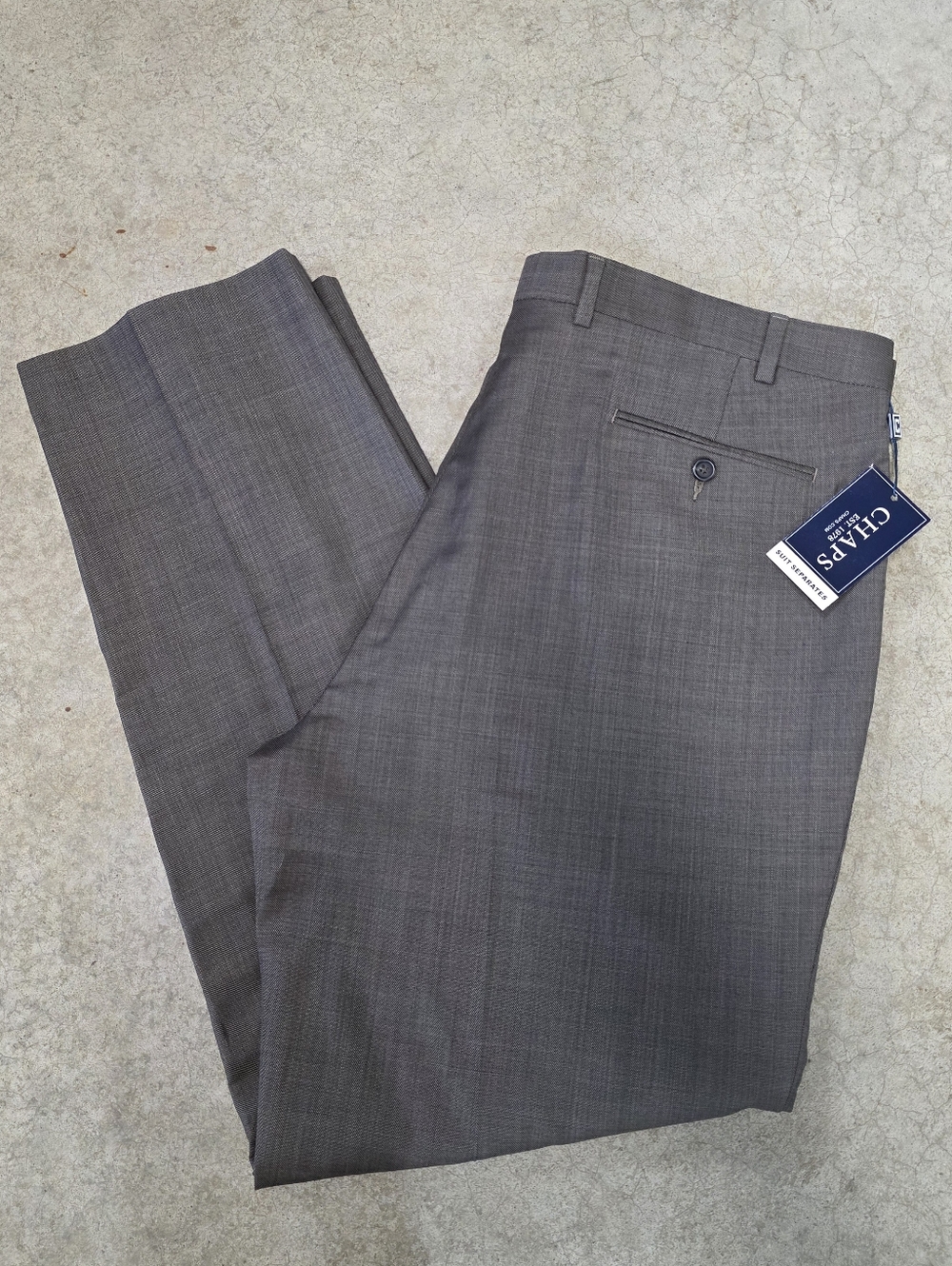 Chaps Men's Dress Pants Brown 40 X 32